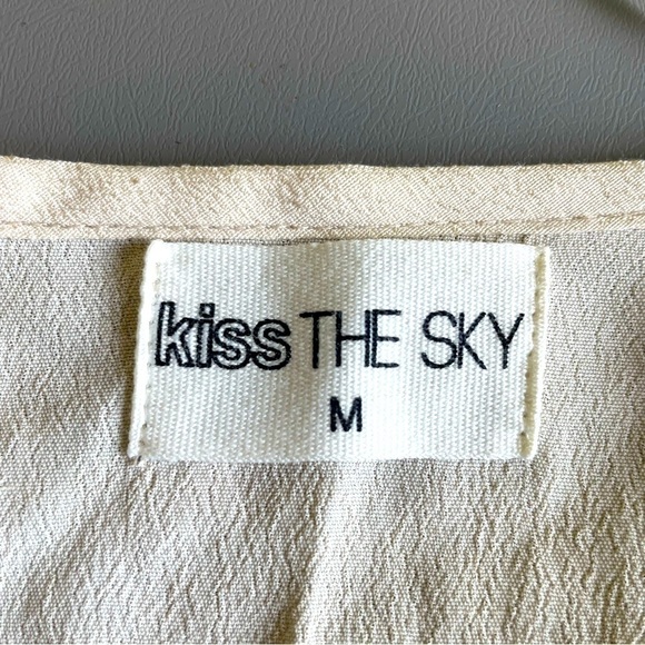 Urban Outfitters Kiss the Sky “Instant Karma” Dress Cream Lace Boho Style Size M - Picture 8 of 12